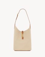 YSL LE 5 À 7 hobo in canvas and leather